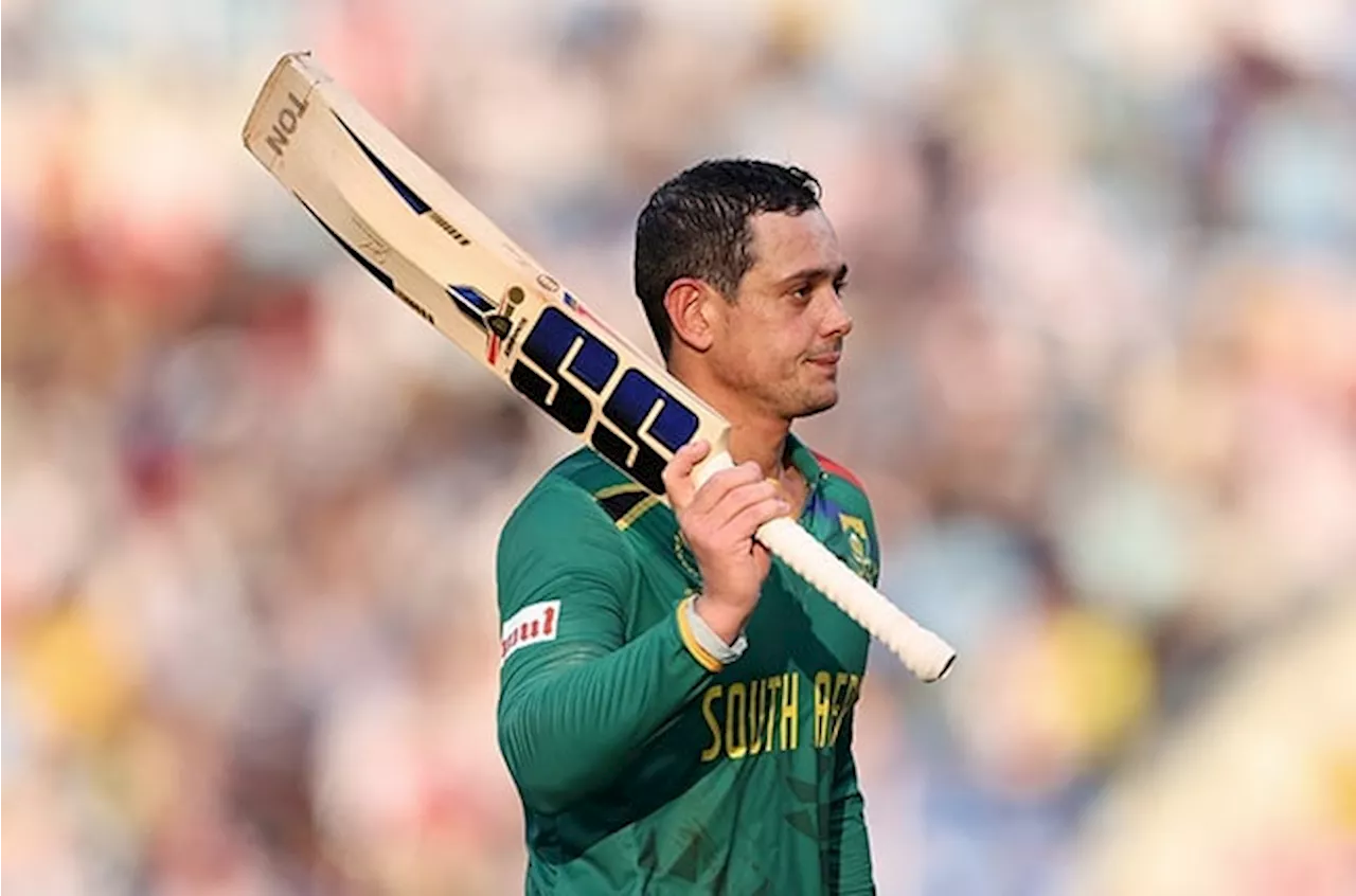 De Kock 'sticking' with Proteas ODI retirement decision despite sizzling streak of form