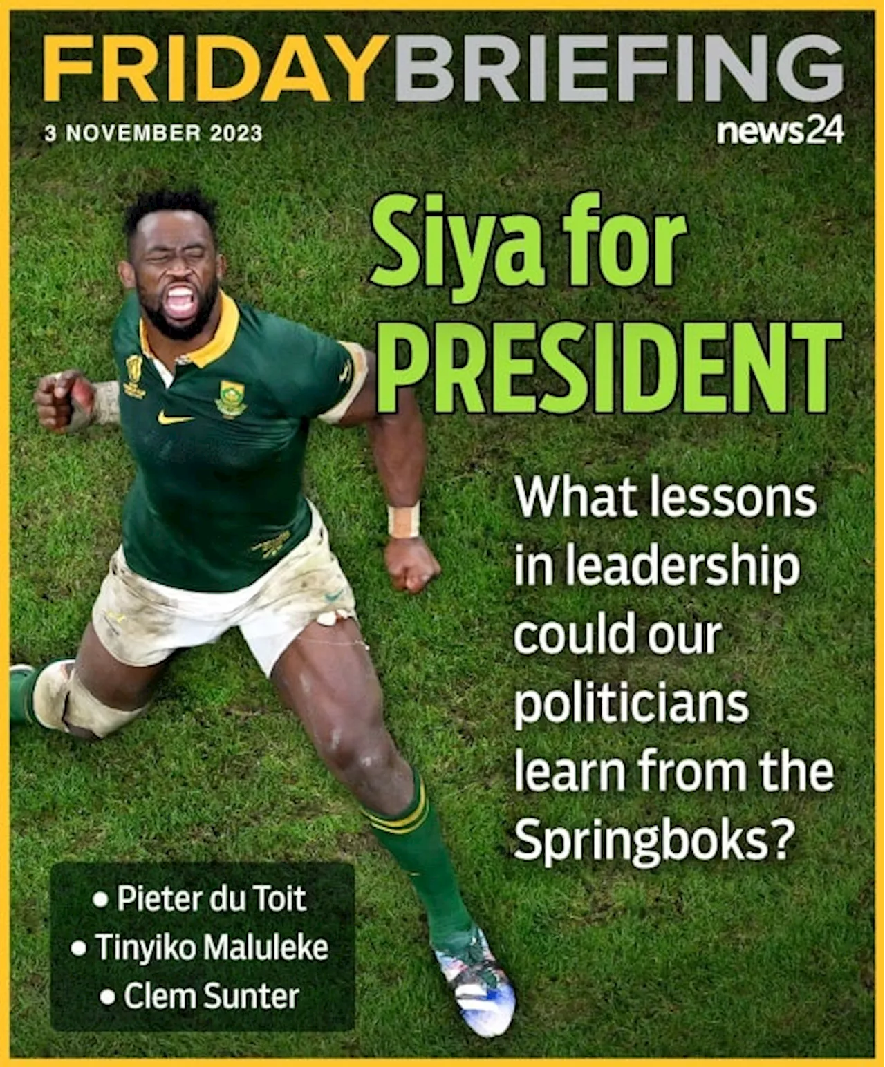 Siya for president: Lessons in leadership from the Boks