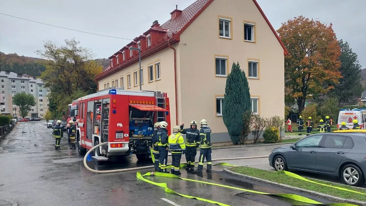 Zimmerbrand in Lilienfeld: Bewohner evakuiert