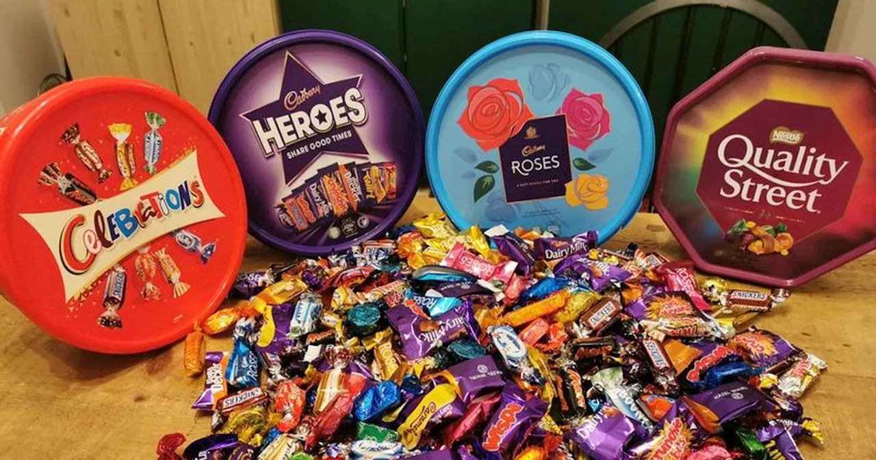 Quality Street, Heroes, Celebrations, Roses - every sweet counted