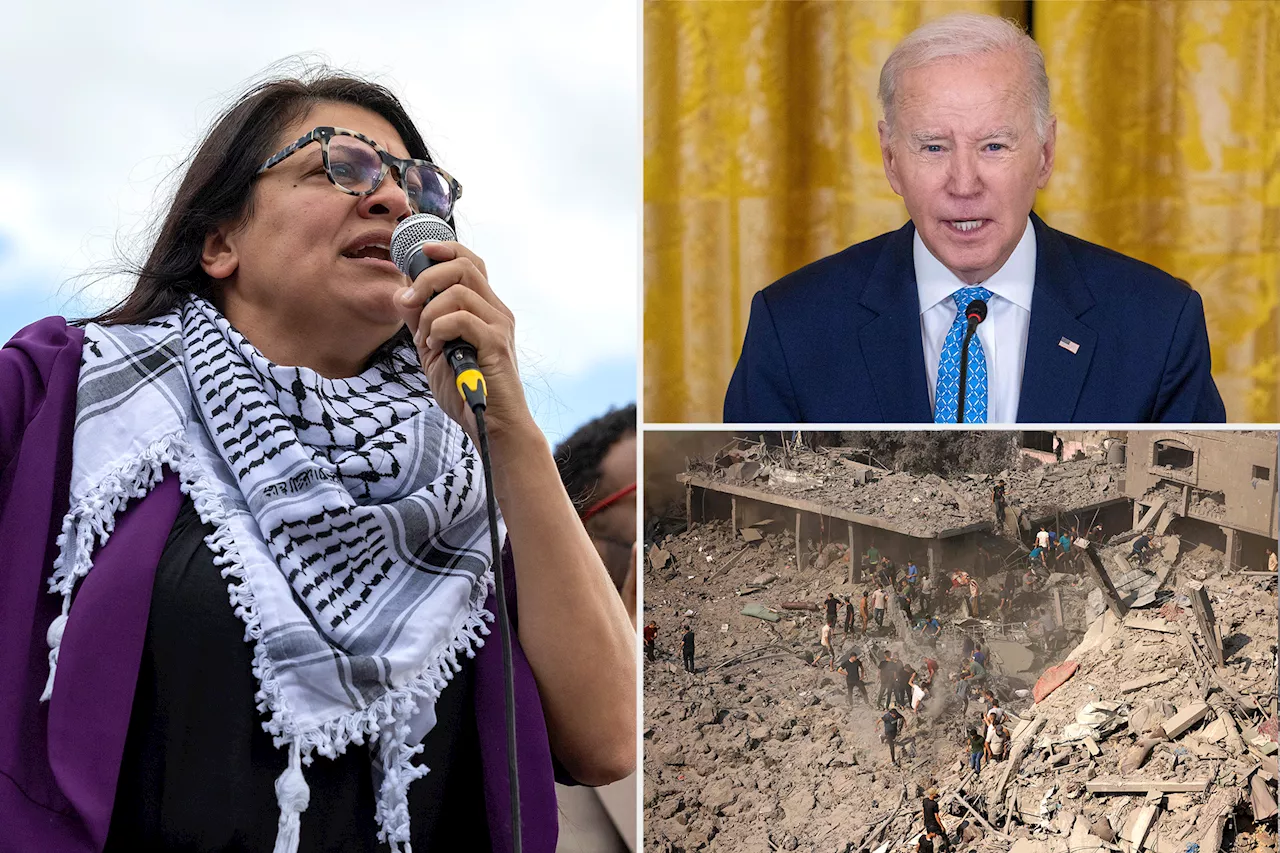 Tlaib accuses Biden of supporting ‘genocide of the Palestinian people’