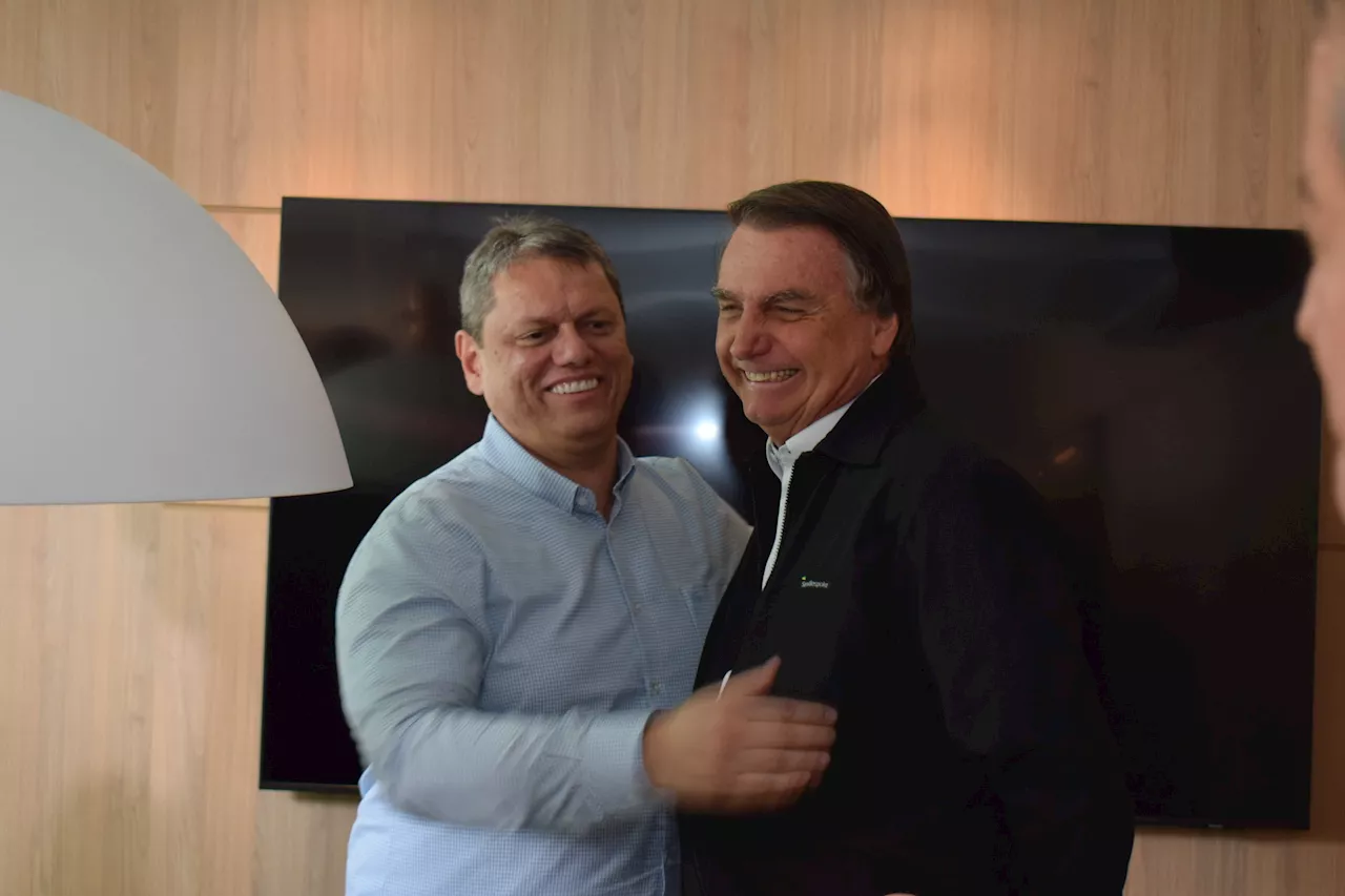 Bolsonaro diz que combinou com Tarcísio apoio aos candidatos de São Paulo em 2024