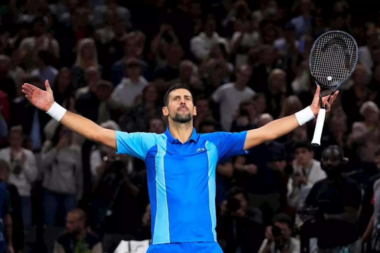 Novak Djokovic overcomes booing crowd to beat Holger Rune at Paris Masters