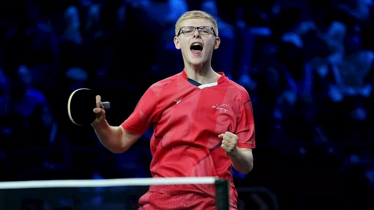 VIDÉO. La défense exceptionnelle de Félix Lebrun au tournoi WTT de Francfort