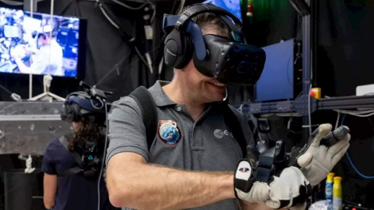 VIVE Focus 3 VR headset joins astronauts in space for a mental health mission