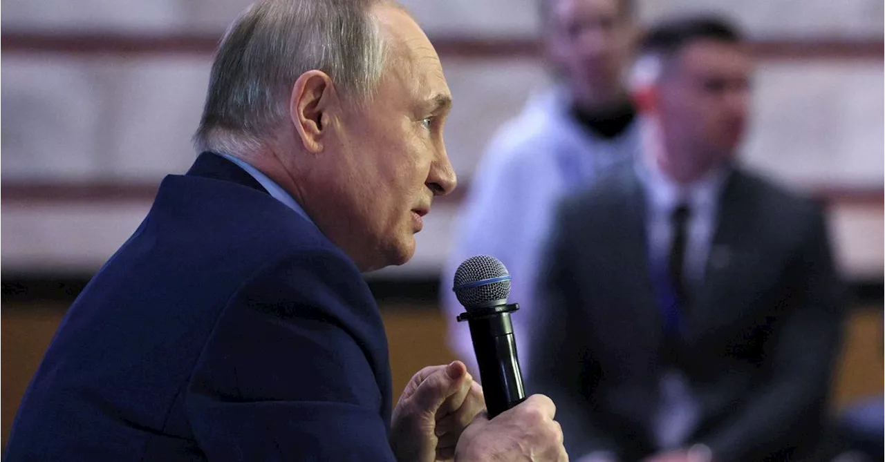 Putin says some Western weapons for Ukraine are ending up in the Taliban's hands