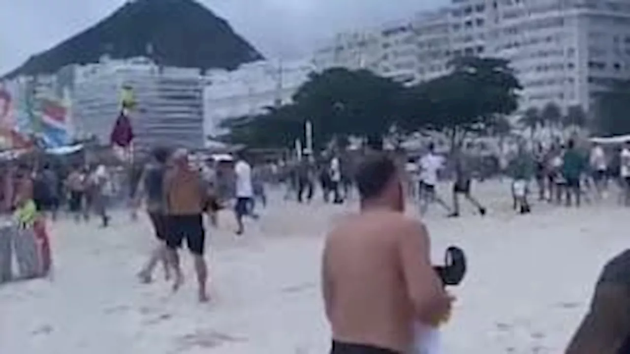 Copa Libertadores: 'Honte' à Copacabana, des heurts entre supporters avant la finale Boca-Fluminense