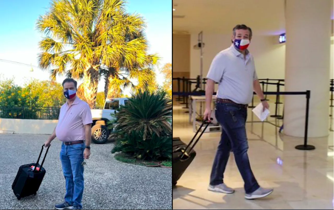 Texas Sen. Roland Gutierrez dresses as Ted Cruz for Halloween