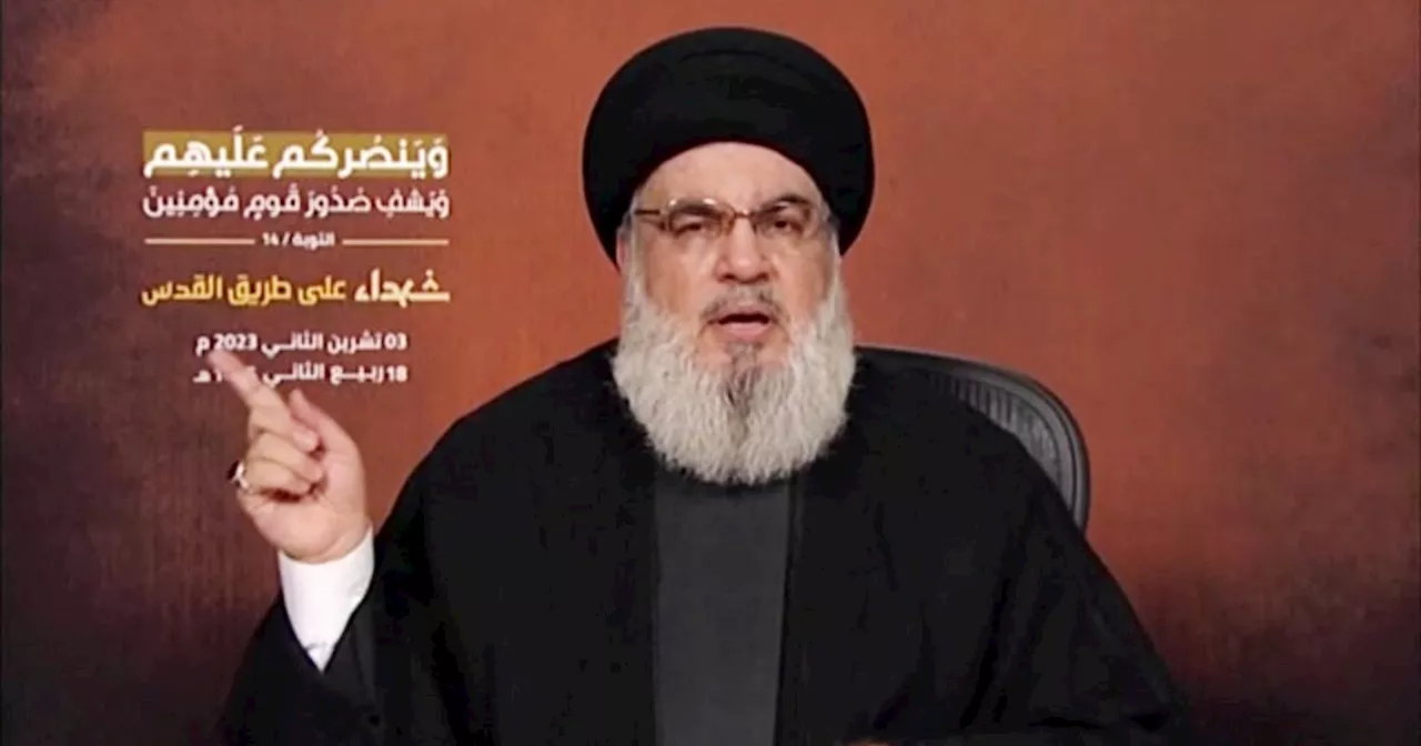 Hezbollah leader says Hamas Oct. 7 assault was '100% Palestinian'