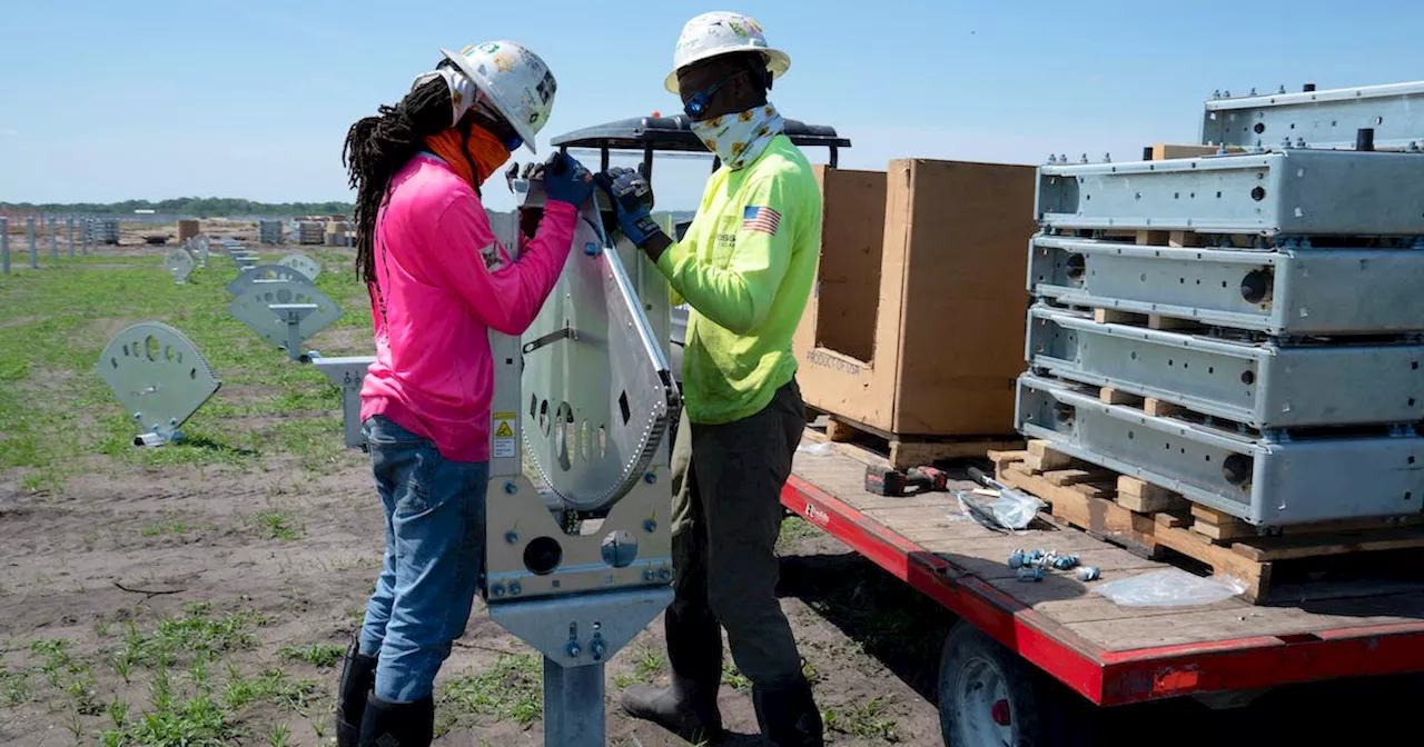 US solar panel manufacturing boom threatened by cheap imports
