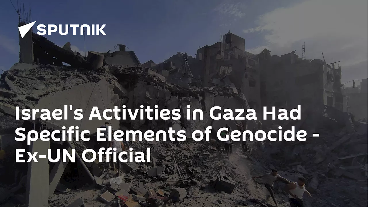 Israel's Activities in Gaza Had Specific Elements of Genocide