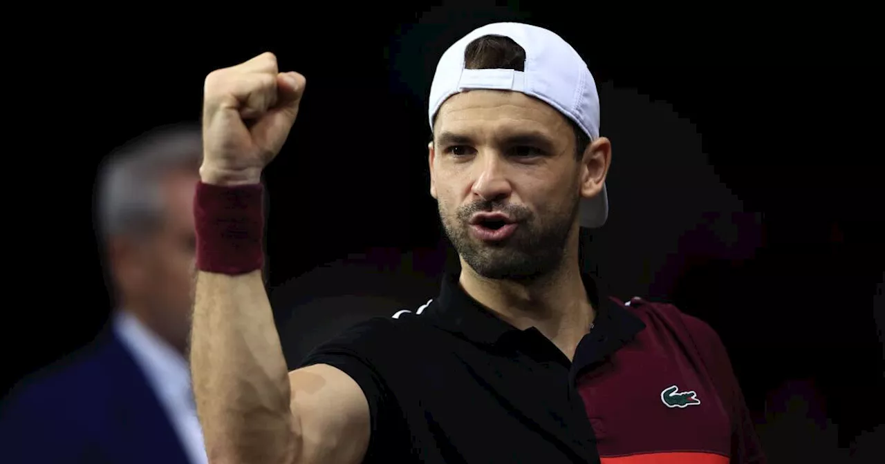 Dimitrov avanza por segunda vez a semifinales del Masters de París al vencer a Hurkacz