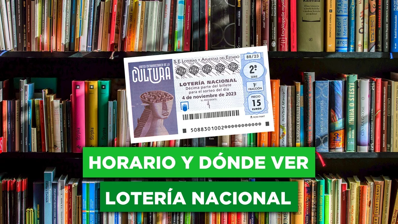 Cuándo es el sorteo de la Lotería Nacional de la Cultura