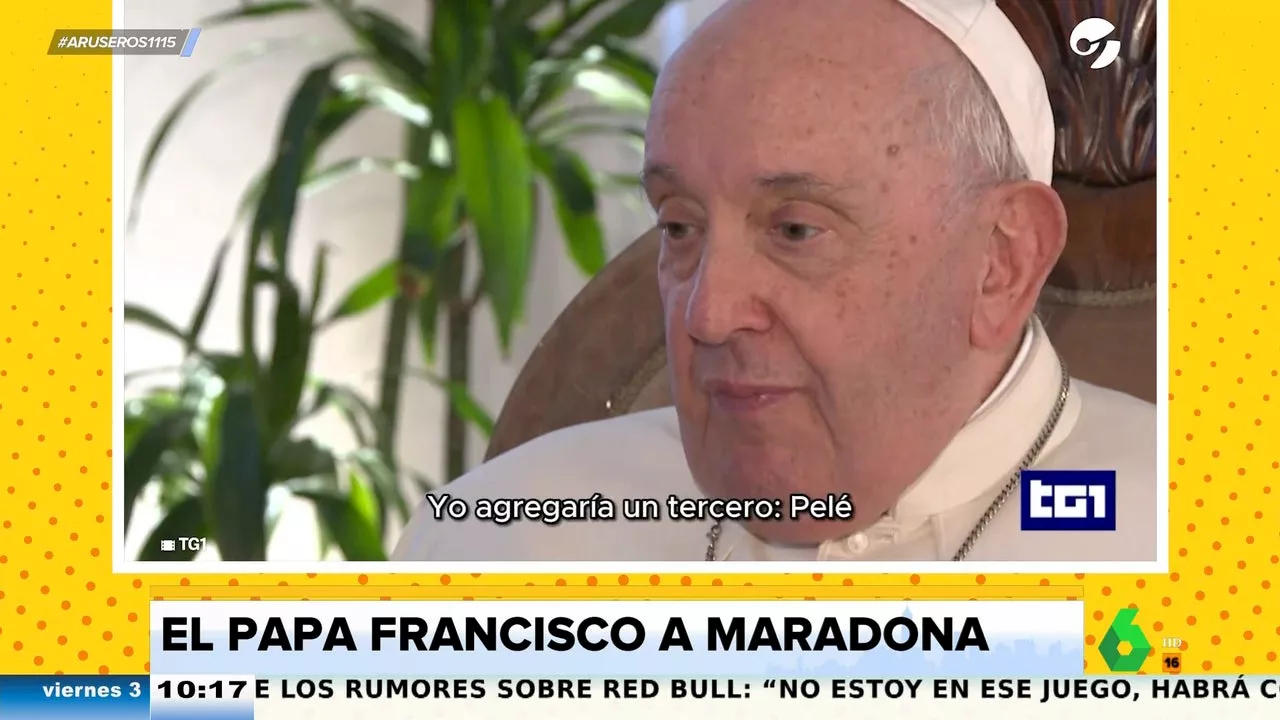 El papa Francisco, tajante contra Maradona: 'Como jugador fue un grande, pero como hombre fracasó'