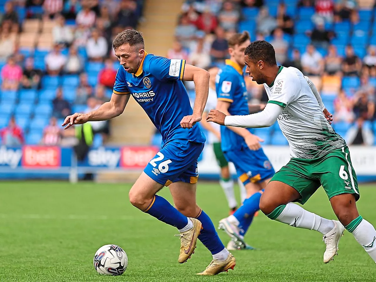 Shrewsbury v Colchester: Town finally receive good news on the fitness front