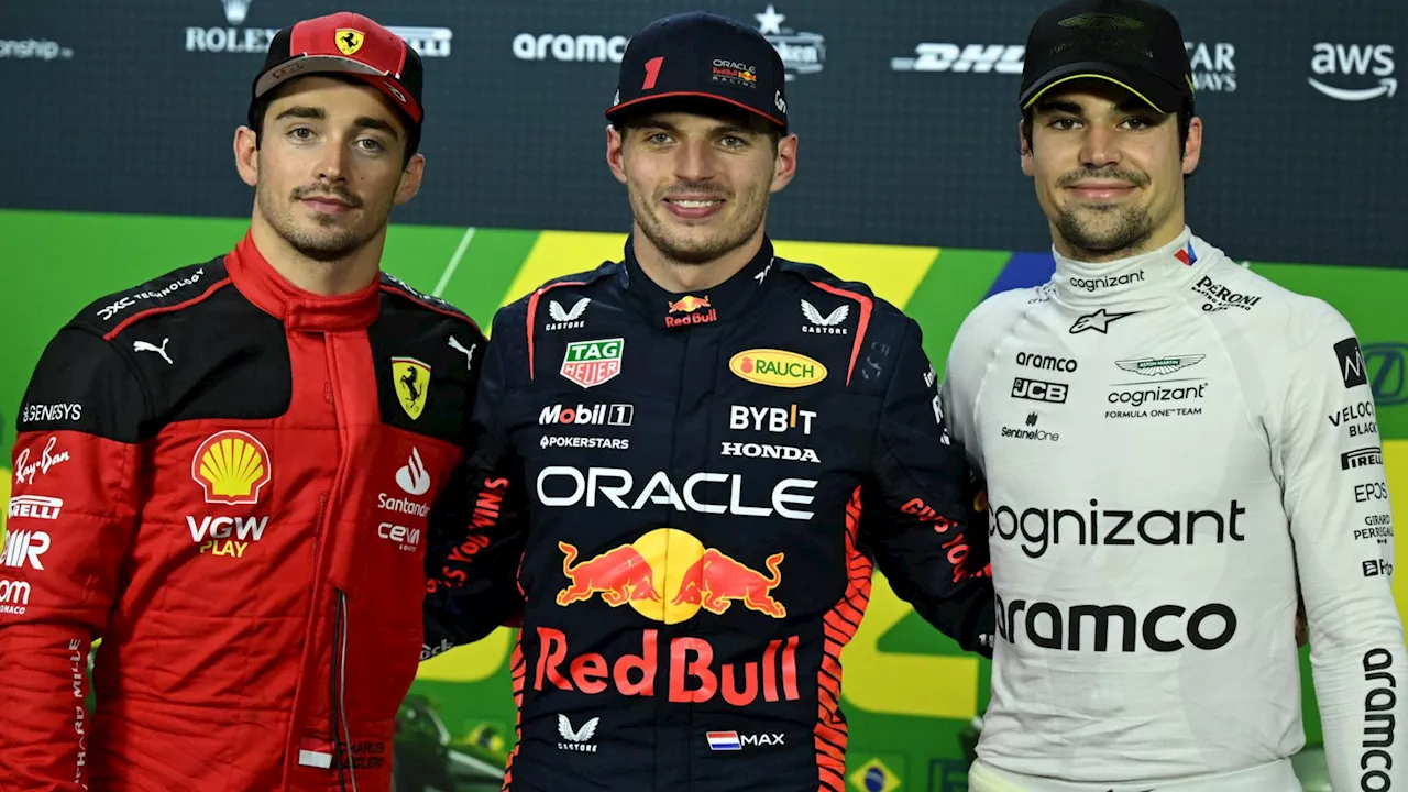 Sao Paulo GP Qualifying: Max Verstappen beats the weather to claim Brazil pole as fast McLaren lose out