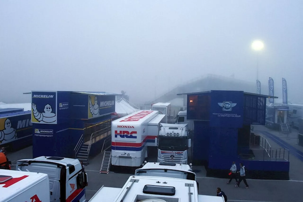 Jerez-GP: Frühnebel – Warm-up muss verschoben werden