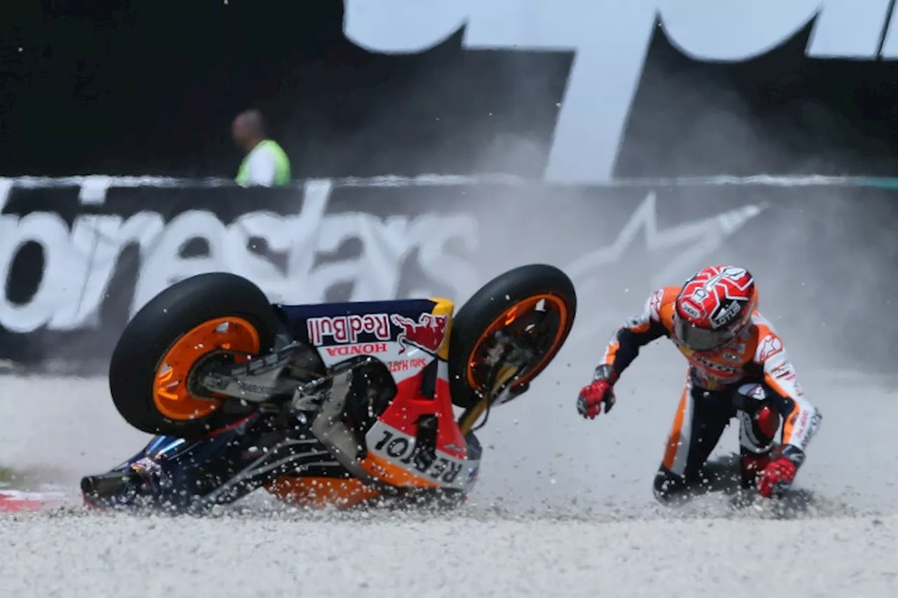 Marc Márquez: Zweiter Rennsturz des Honda-Stars 2015