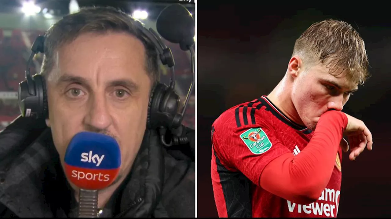 Gary Neville identifies dream partner for Rasmus Hojlund as Man Utd 'target striker' in January