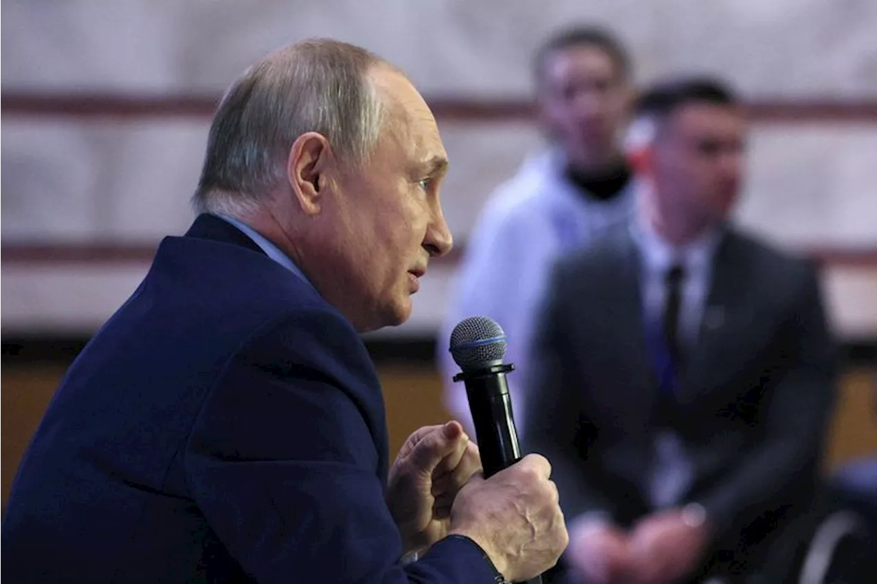 Putin says some Western weapons for Ukraine are ending up in the Taliban's hands