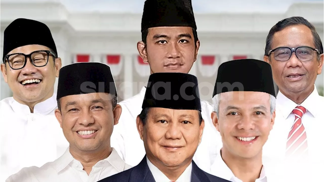 Elektabilitas 3 Capres-Cawapres Versi 3 Survei Berbeda, Siapa yang Unggul?