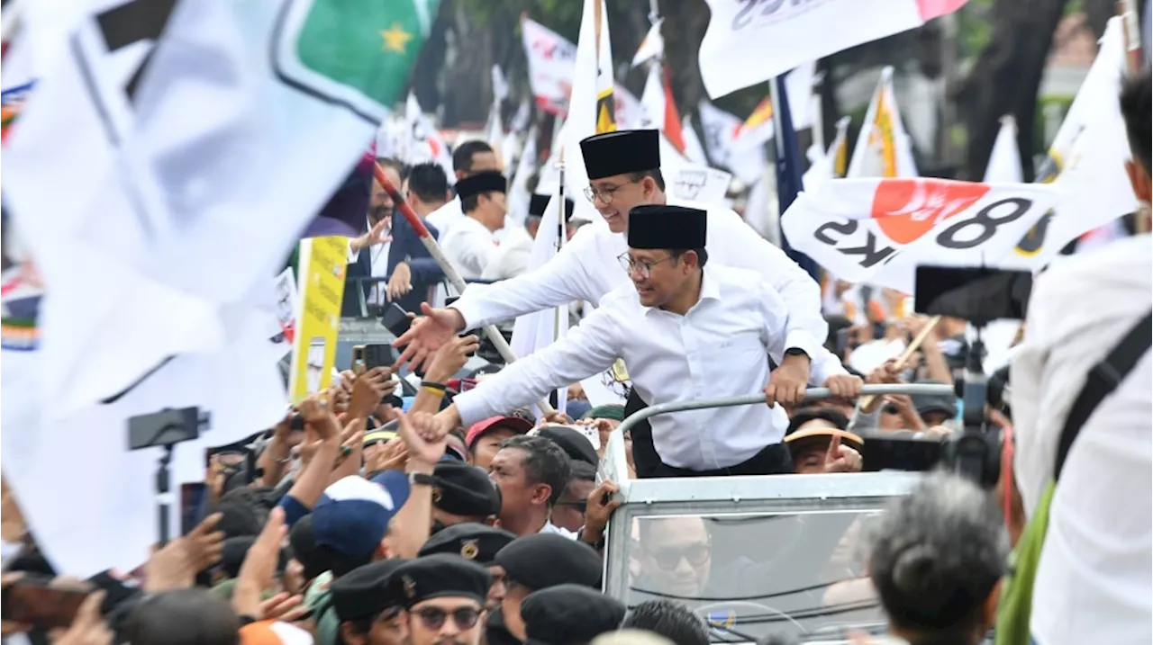 Ungkit Hasil Survei 3 Paslon, Cak Imin Pede Menang Satu Putaran di Pilpres 2024