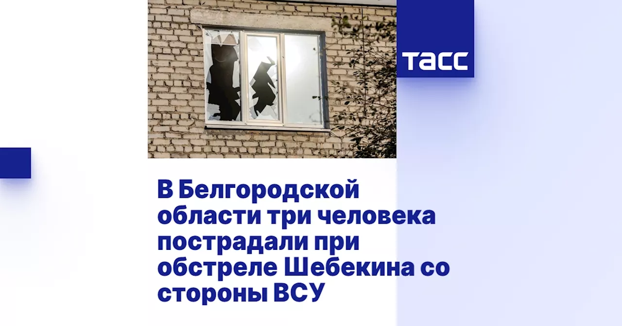 В Белгородской области три человека пострадали при обстреле Шебекина со стороны ВСУ