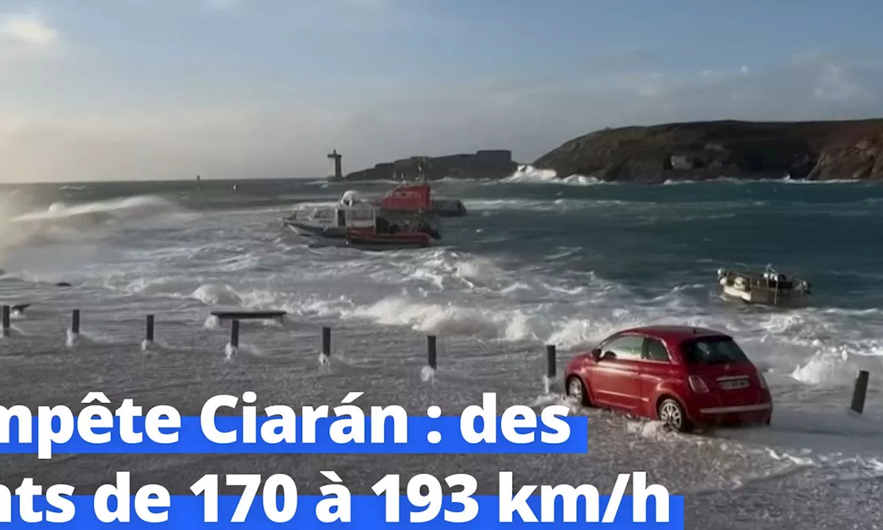 Tempête Ciarán : de nombreux records de vent battus - Journal de 20 heures