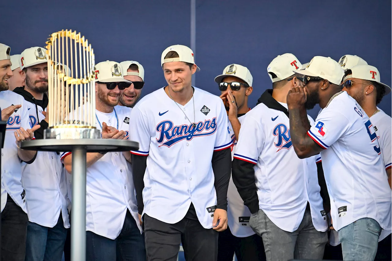 Rangers’ Corey Seager fuels Astros rivalry, repurposes Alex Bregman comment at World Series parade