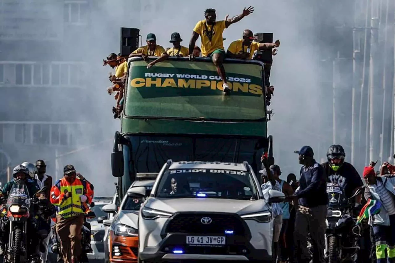 WATCH: World Champions Springboks head to Durban on Saturday for celebration tour