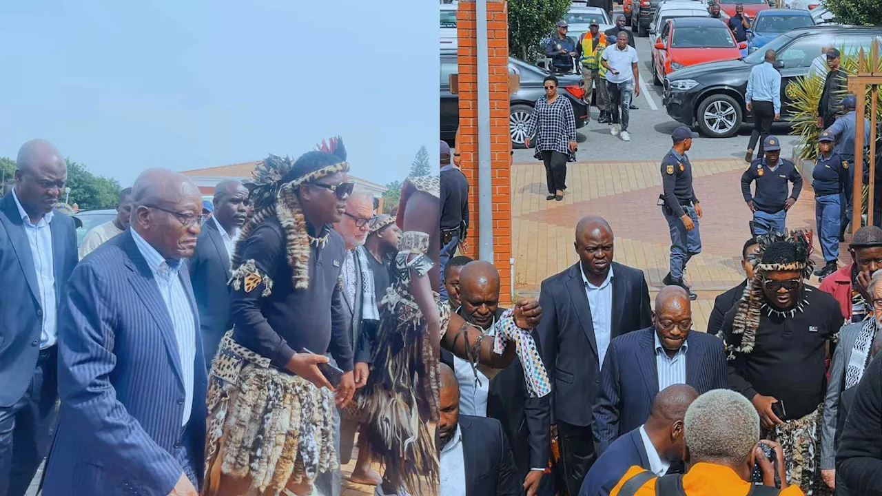 Jacob Zuma at Randburg Magistrates Court for July unrest verdict