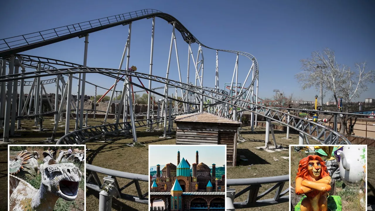 Inside ‘world’s biggest abandoned theme park’ with 17 roller coasters left to crumble and food rotting in f...