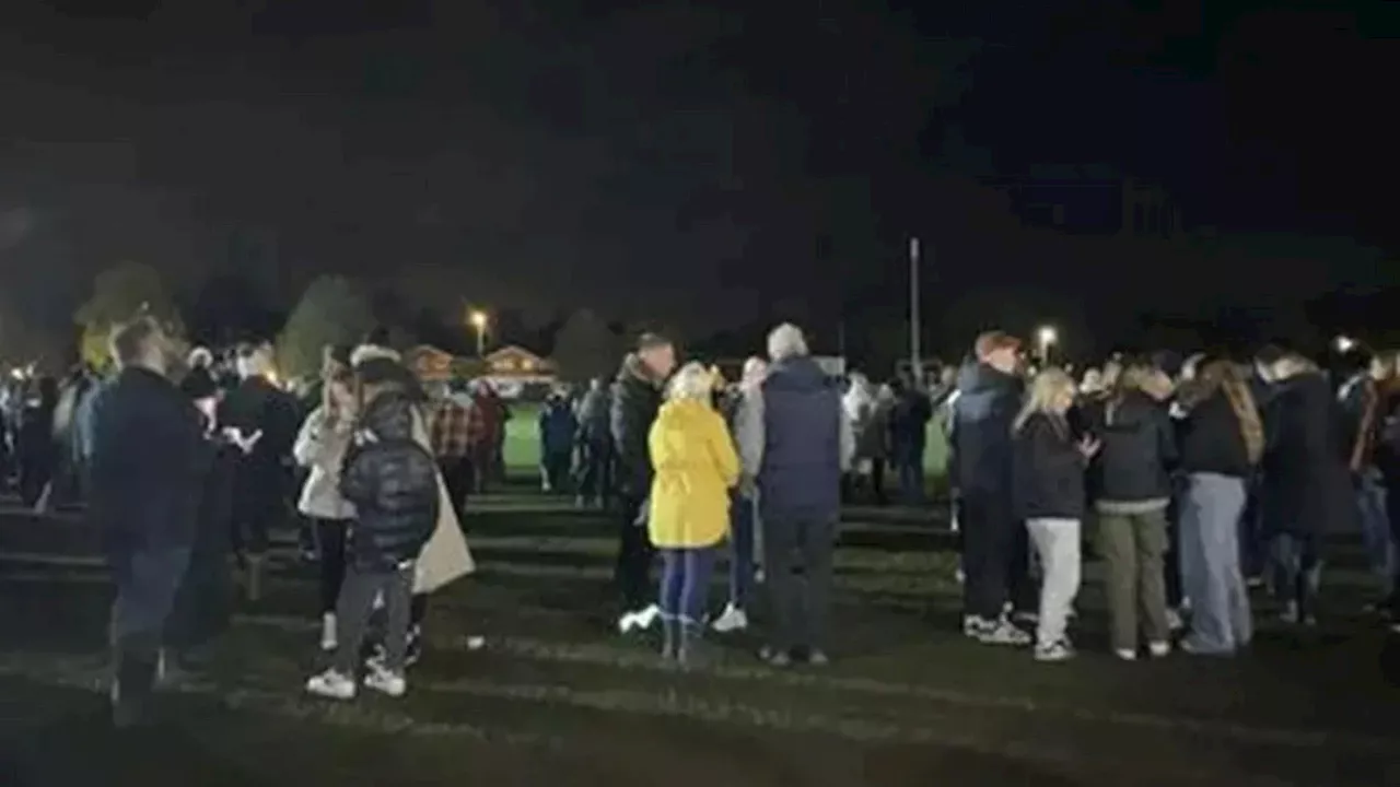 Stone cricket club: Families scream in terror as fireworks display misfires & hits crowd leaving kids...