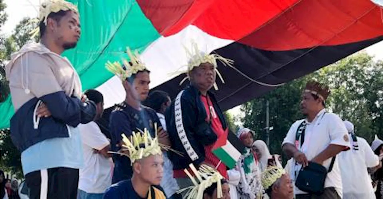 Orang Asli rally in solidarity with Palestinians