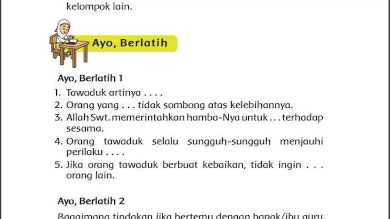 Kunci Jawaban PAI Kelas 3 SD Halaman 49 50 K13: Sikap Menghargai dan Menghormati Orang Lain