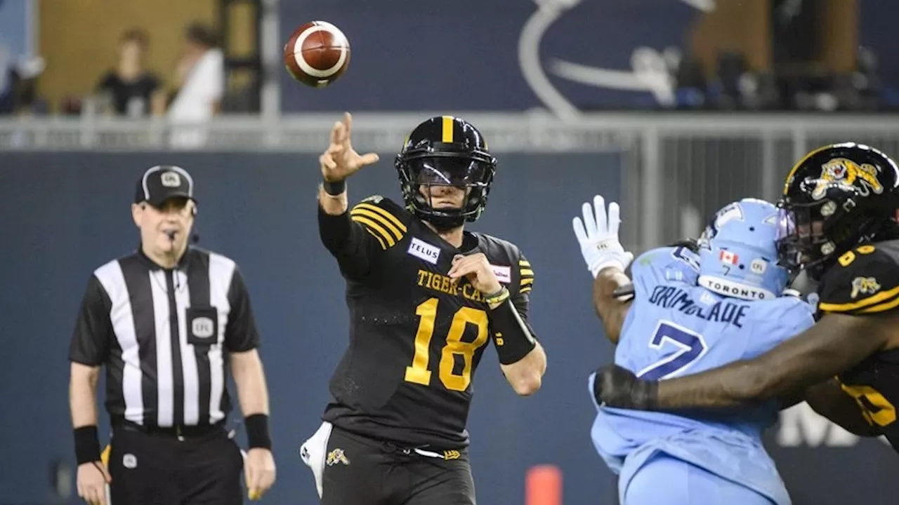 Ticats to start Shiltz vs. Alouettes in East semifinal Saturday