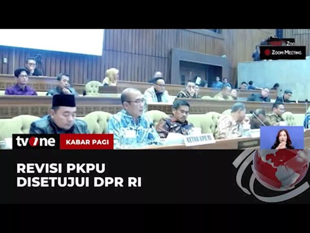 DPR Setujui Revisi PKPU Pasal Batas Usia Cawapres