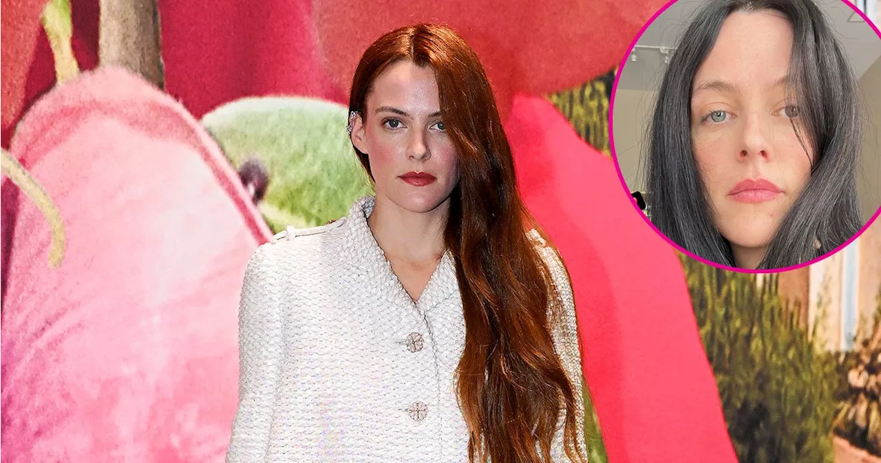 Riley Keough Unveils New Dark Hair Makeover