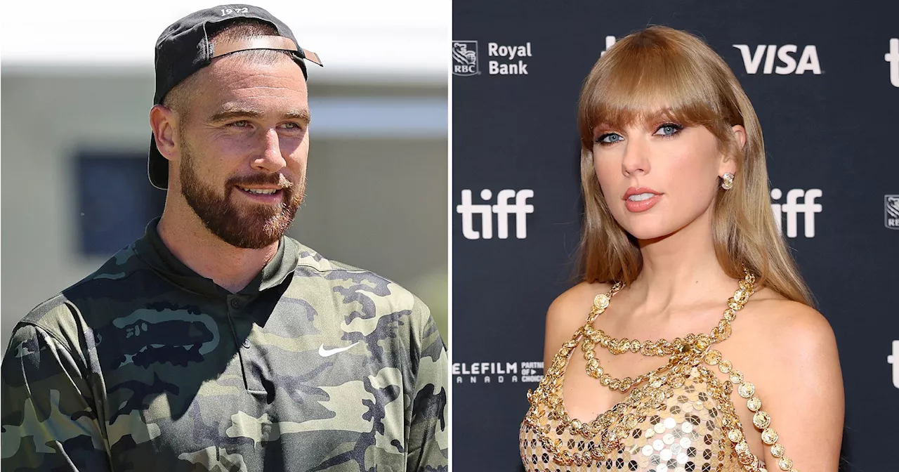 Travis Kelce Plays Coy When Asked If He's 'In Love' With Taylor Swift