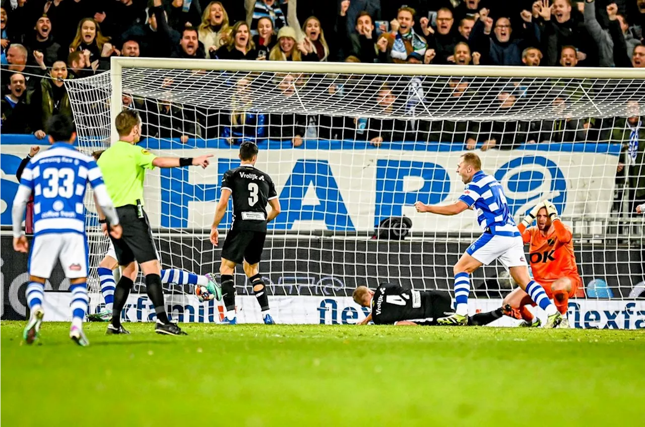 Gigantische blunder Kortsmit bezorgt De Graafschap zege op NAC