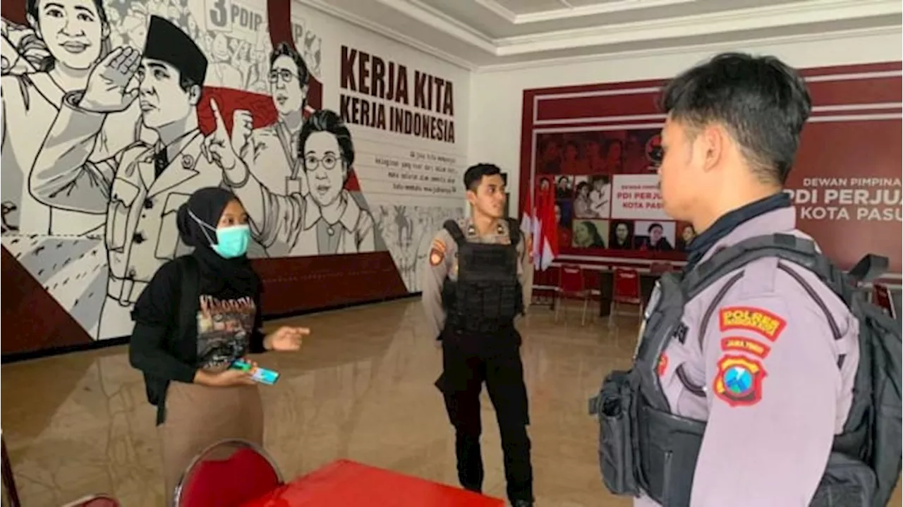 Heboh Kantor PDIP Pasuruan Didatangi Aparat Kepolisian, Begini Penjelasan Kapolres