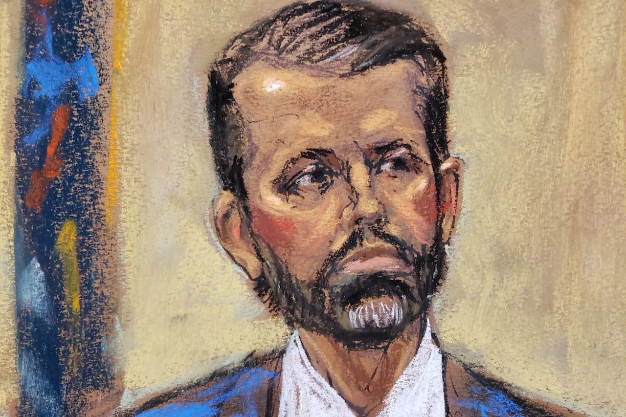 Trump Jr. tells courtroom artist ‘make me look sexy,’ points to fake SBF sketch