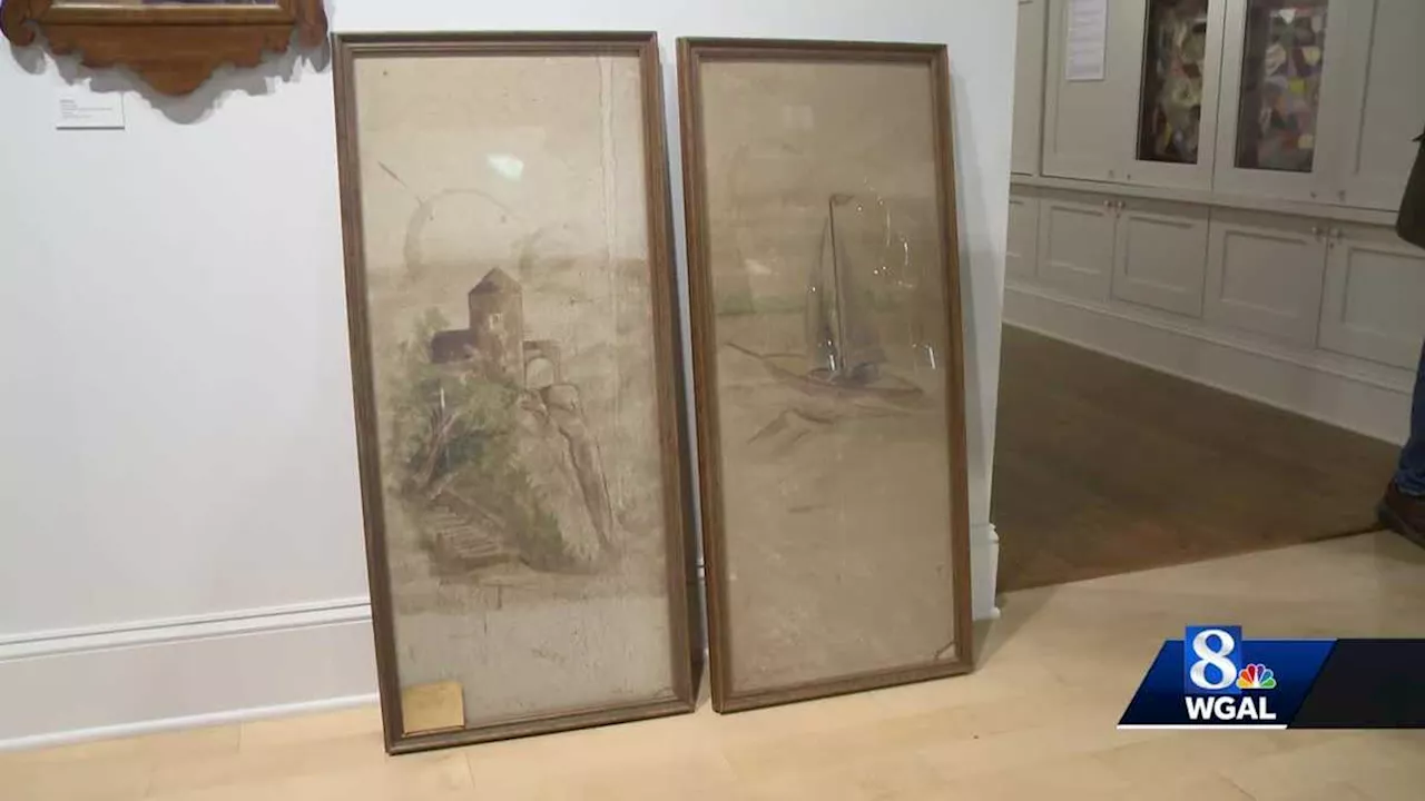 German POW paintings done at interrogation camp during WWII return to Cumberland County