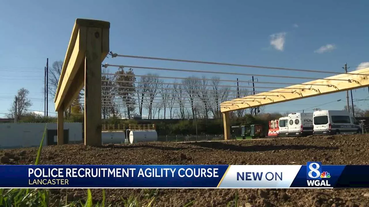 Lancaster police unveil new agility course as it tries to add officers