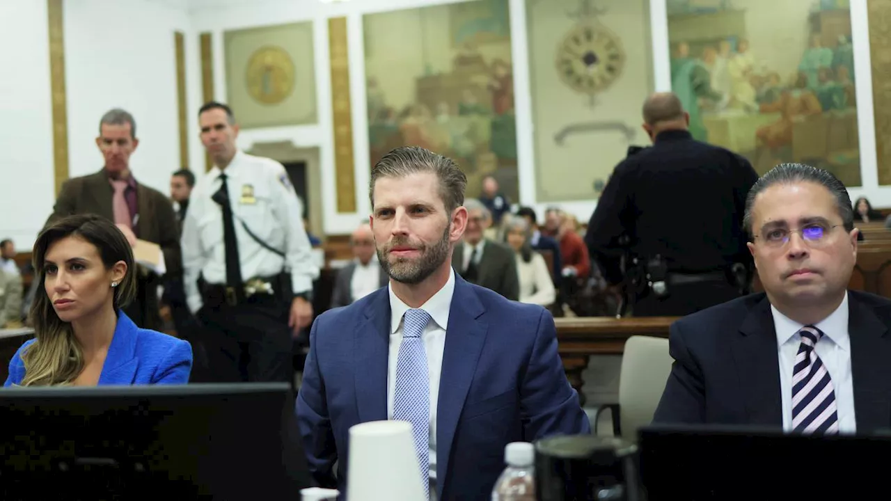 Eric Trump testifies in civil fraud trial he relied on accountants for financial statements accuracy