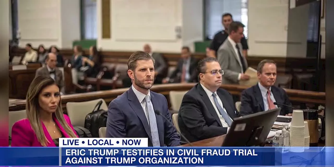 Eric Trump testifies in trial against Trump organization