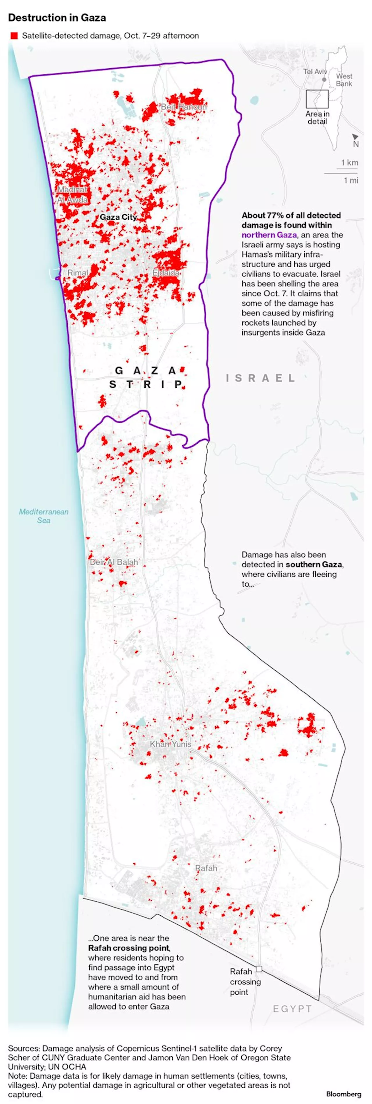 Israel Latest: Blinken to Arrive as Military Encircles Gaza City