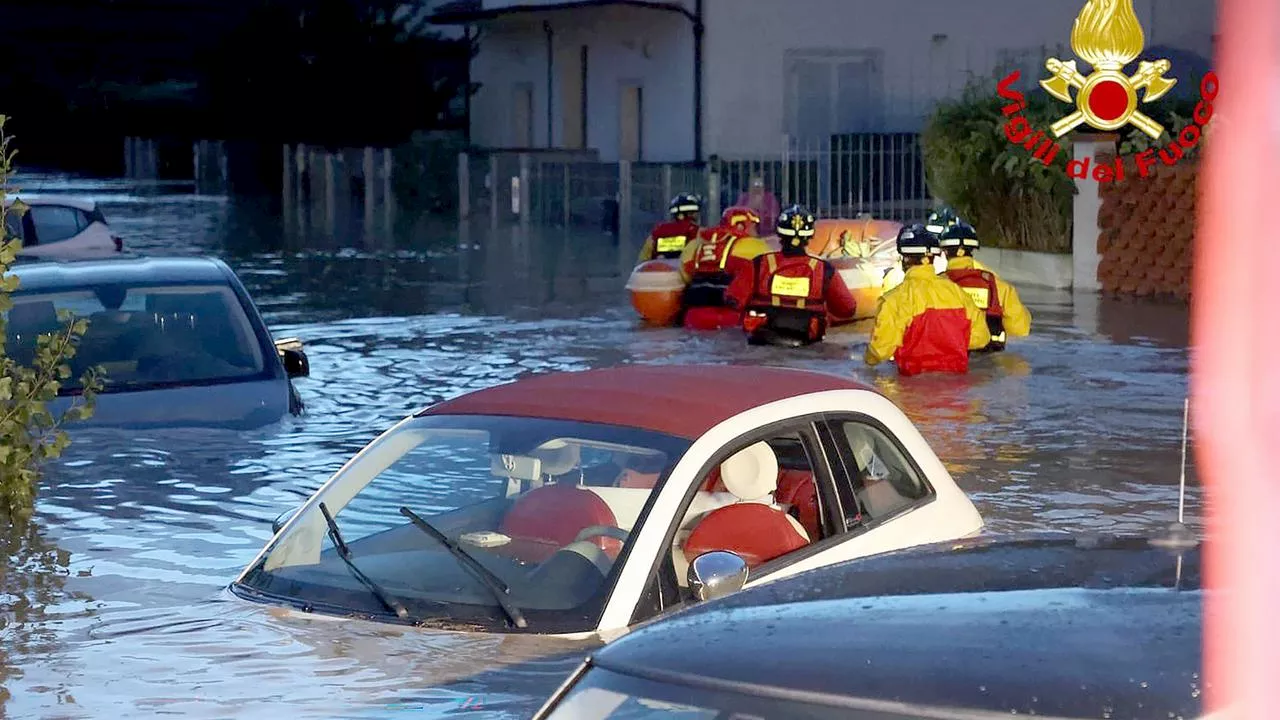 Heftige Unwetter wüten in Toskana