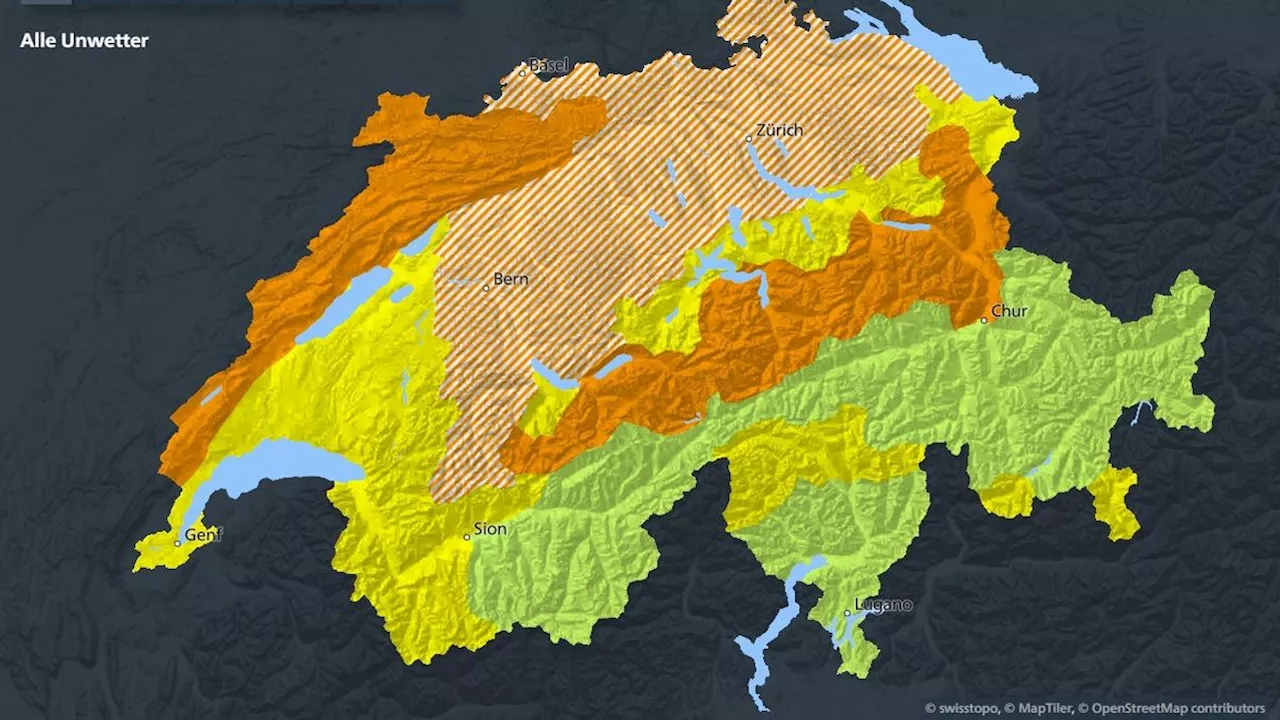 Föhnsturm : In diesen Regionen solltest du heute besonders vorsichtig sein