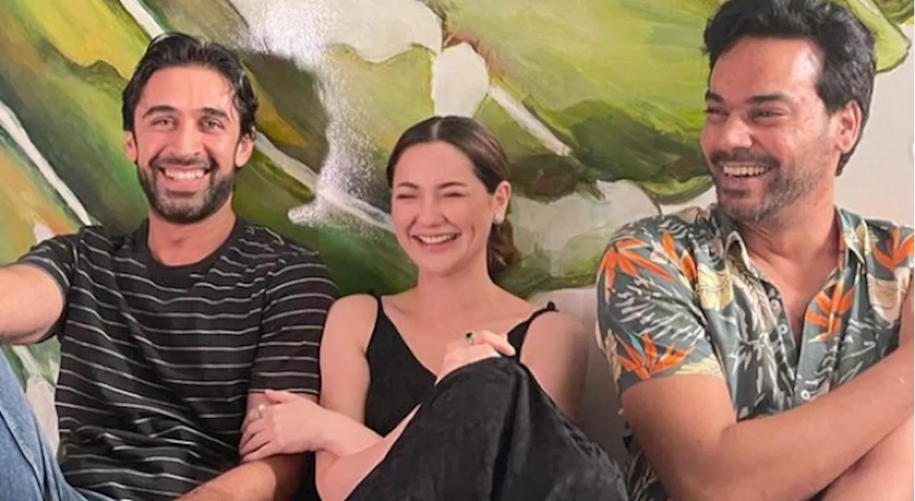 Hania Amir offers strength and encouragement to Gohar Rasheed and Ali Rehman